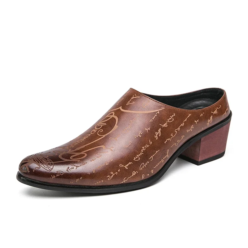 Sepatu Kasual Pria Hak 4CM Sep - Men Formal Wear Shoes ulasan dan harga