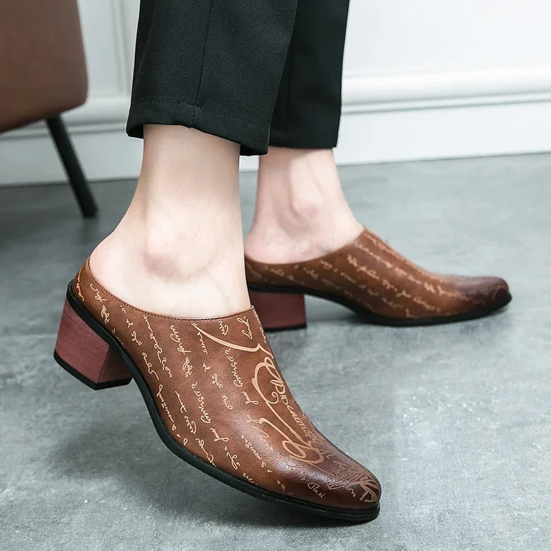 Sepatu Kasual Pria Hak 4CM Sep - Men Formal Wear Shoes ulasan dan harga