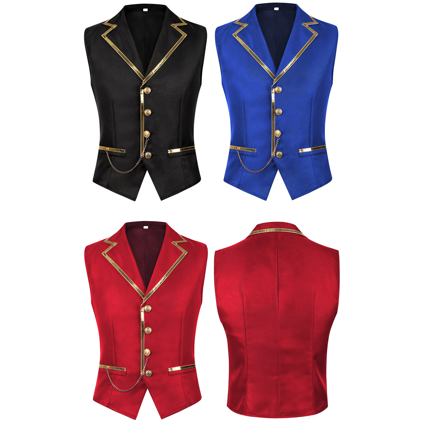 Rompi Steampunk Halloween Pria - Formal Wear For Men Xxl ulasan dan harga