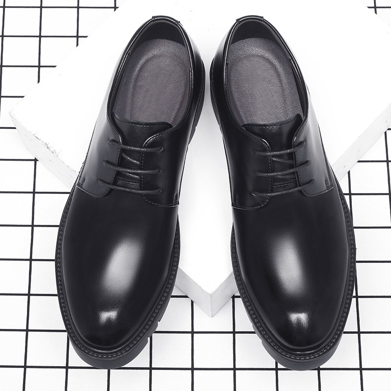 Sepatu Pria Kulit Hitam Model  - Men Formal Wear Office ulasan dan harga