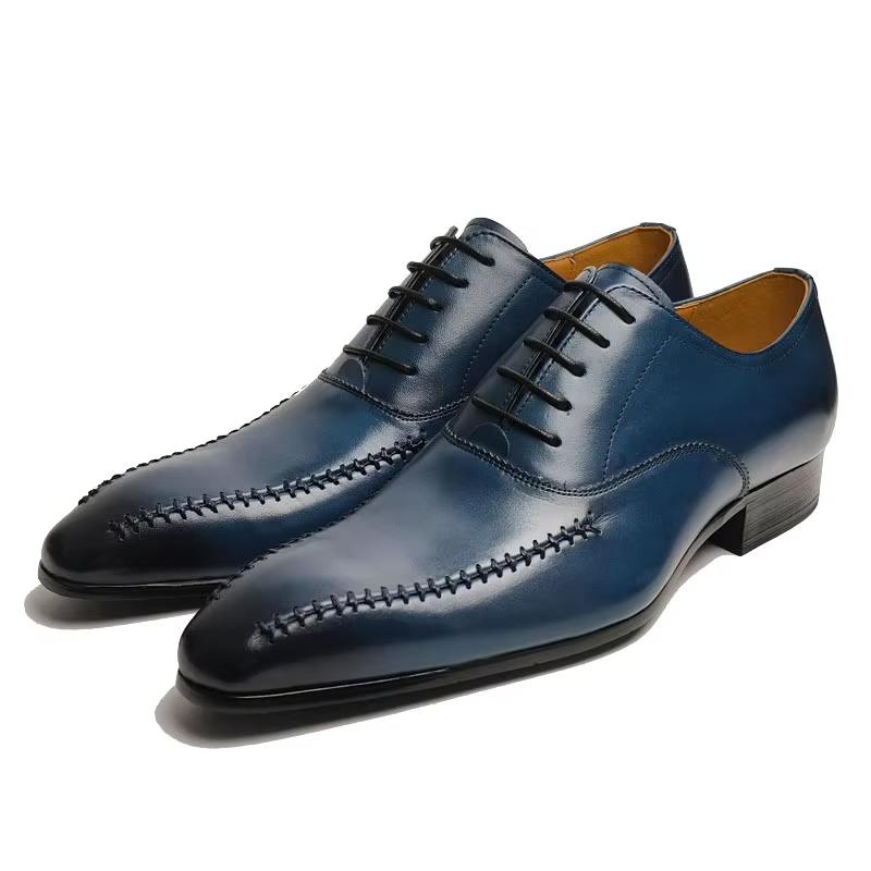 Sepatu Kulit Asli Pria Mewah B - Men Formal Wear Office ulasan dan harga
