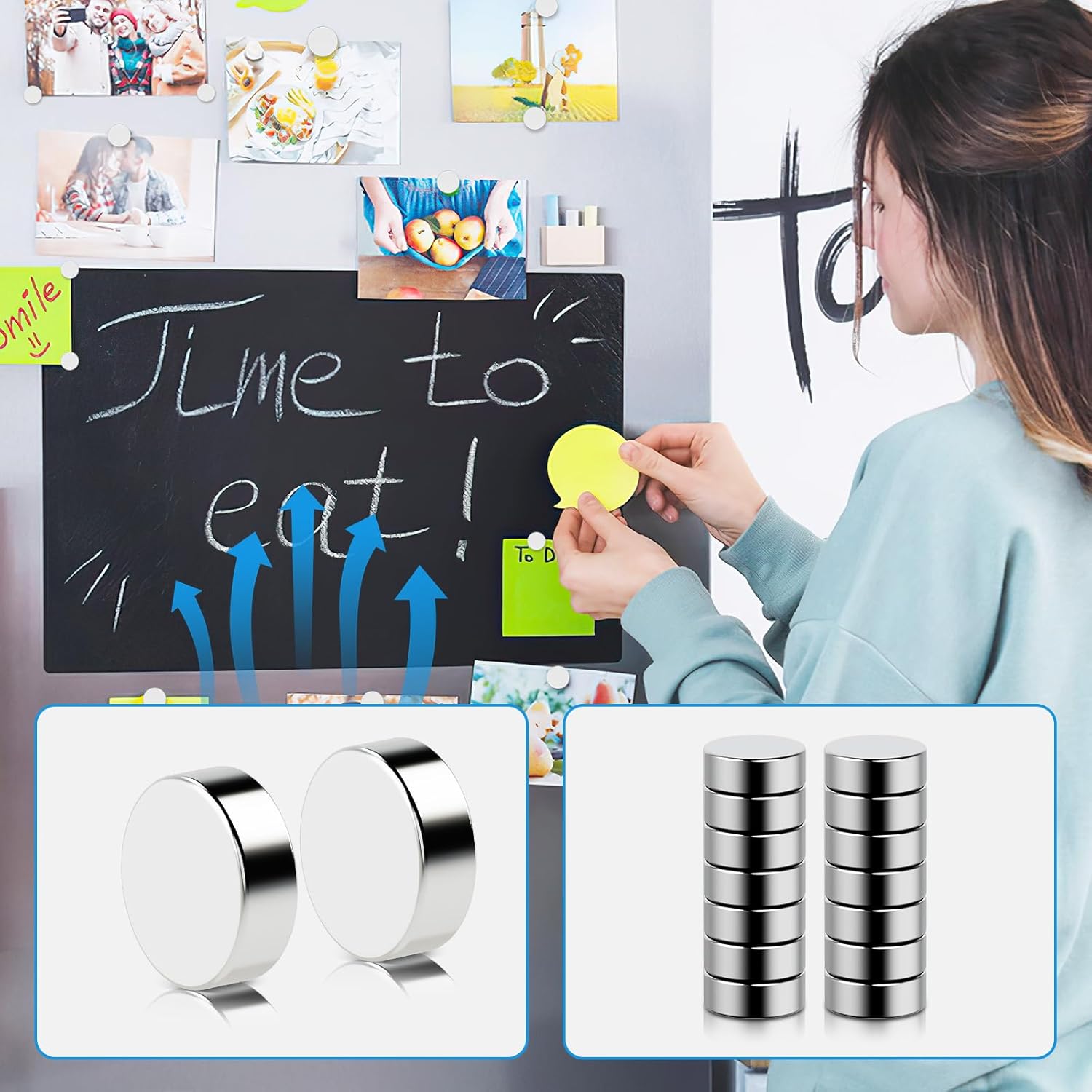 40 Buah Magnet Kulkas Kuat - U - Collar Stay Metal ulasan dan harga