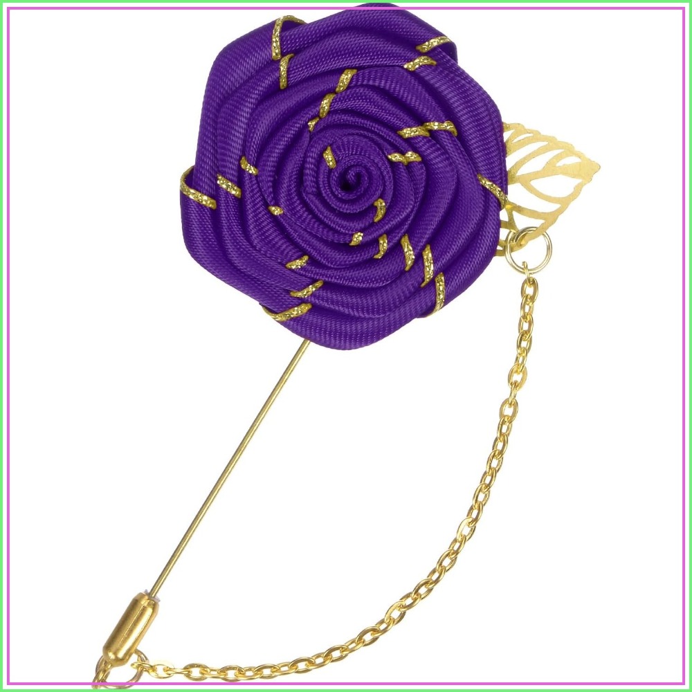 Bros Pin Bunga Mawar Kain deng - Tuxedo Lapel Pin ulasan dan harga