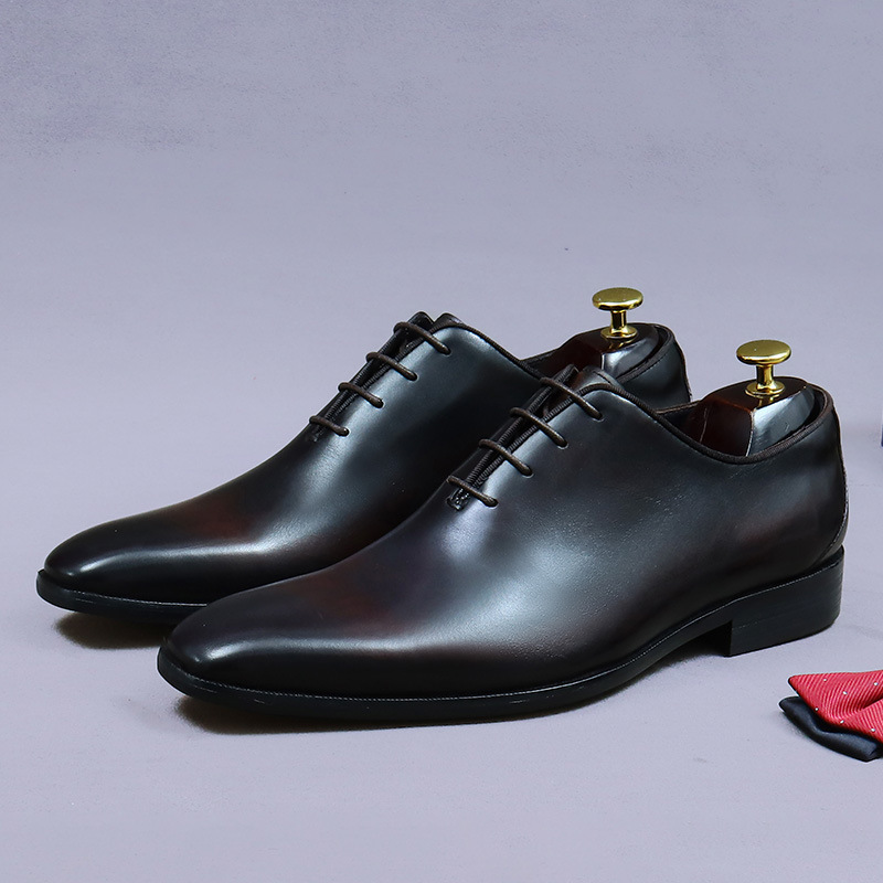 Sepatu Oxford Wholecut Pria Ku - Men Formal Wear Office ulasan dan harga
